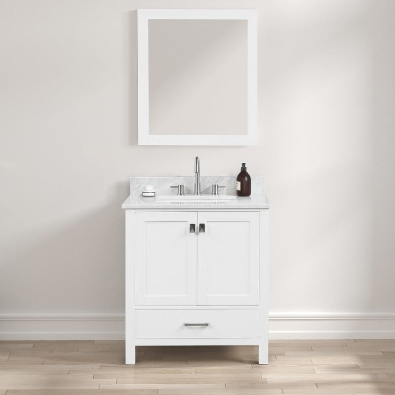 BLOSSOM 026 30 CT GENEVA 31 INCH FREESTANDING BATHROOM VANITY WITH COUNTERTOP