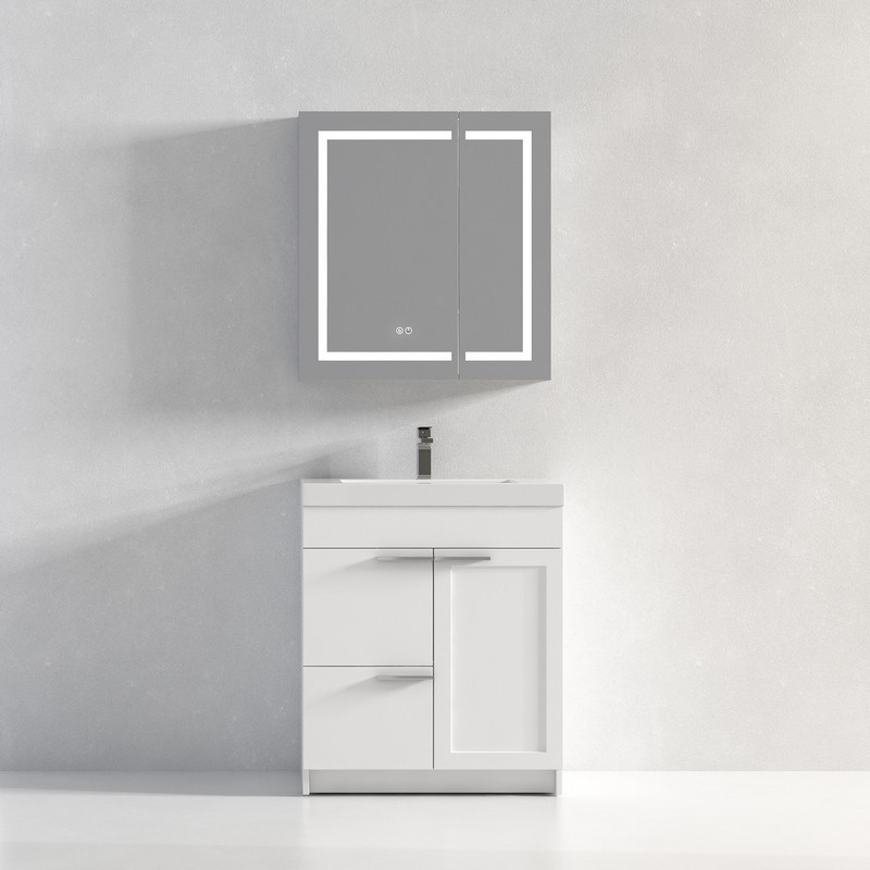 BLOSSOM 029 30 A HANOVER 29 3/4 INCH FREESTANDING BATHROOM VANITY WITH COUNTERTOP