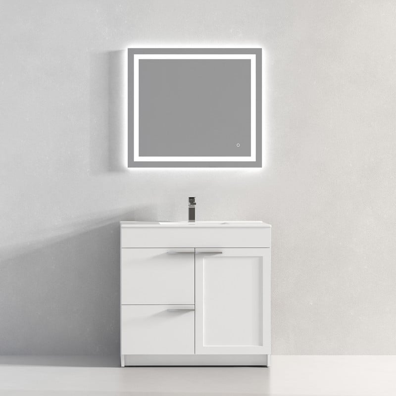 BLOSSOM 029 36 C HANOVER 35 7/8 INCH FREESTANDING BATHROOM VANITY WITH COUNTERTOP