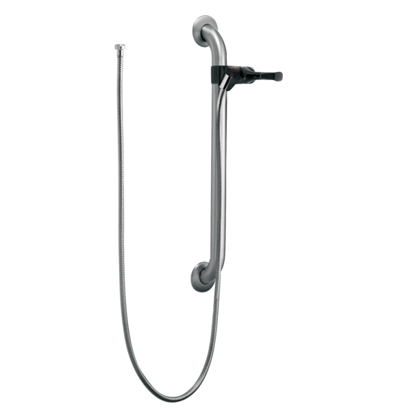 DELTA RPW324HDF-LHD INCH SLIDE BAR PACKAGE WITH WALL SUPPLY AND HOSE, LESS HAND SHOWER