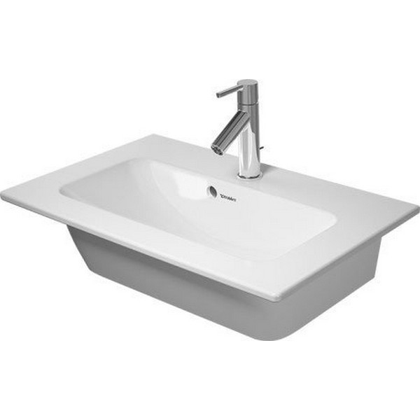 DURAVIT 234263 ME BY STARCK 24-3/4 INCH WALL-MOUNTED WASHBASIN COMPACT WITH OVERFLOW