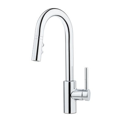 PFISTER LG572-SA STELLEN 15 1/2 INCH SINGLE LEVER HANDLE DECK MOUNT PULL-DOWN BAR AND PREP FAUCET