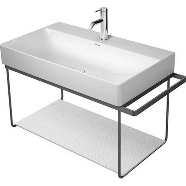 DURAVIT 003112 DURASQUARE WALL-MOUNTED METAL CONSOLE FOR WASHBASIN # 235380, 234880, 234980
