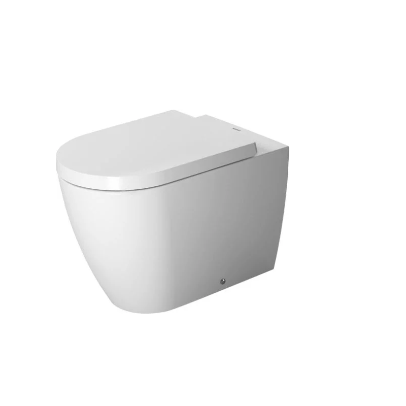DURAVIT 216909 ME BY STARCK 14 5/8 X 23 5/8 INCH BACK-TO-WALL WASHDOWN FLOOR-STANDING TOILET, 1.32/0.92 GPF