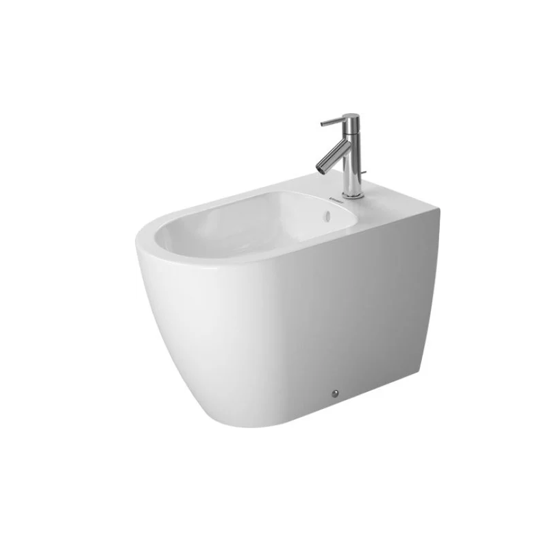 DURAVIT 228910 ME BY STARCK 14-5/8 X 23-5/8 INCH FLOOR-STANDING BACK TO WALL BIDET WITH OVERFLOW