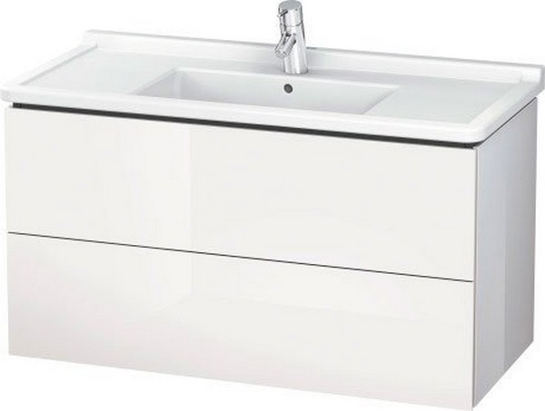 DURAVIT LC6266 L-CUBE 40 1/8 INCH WALL-MOUNTED VANITY UNIT