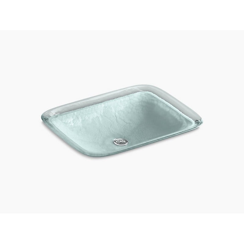 KOHLER K-2773-G2-B11 INIA 20-5/8 INCH WADING POOL GLASS VESSEL BATHROOM SINK IN OPAQUE DEW