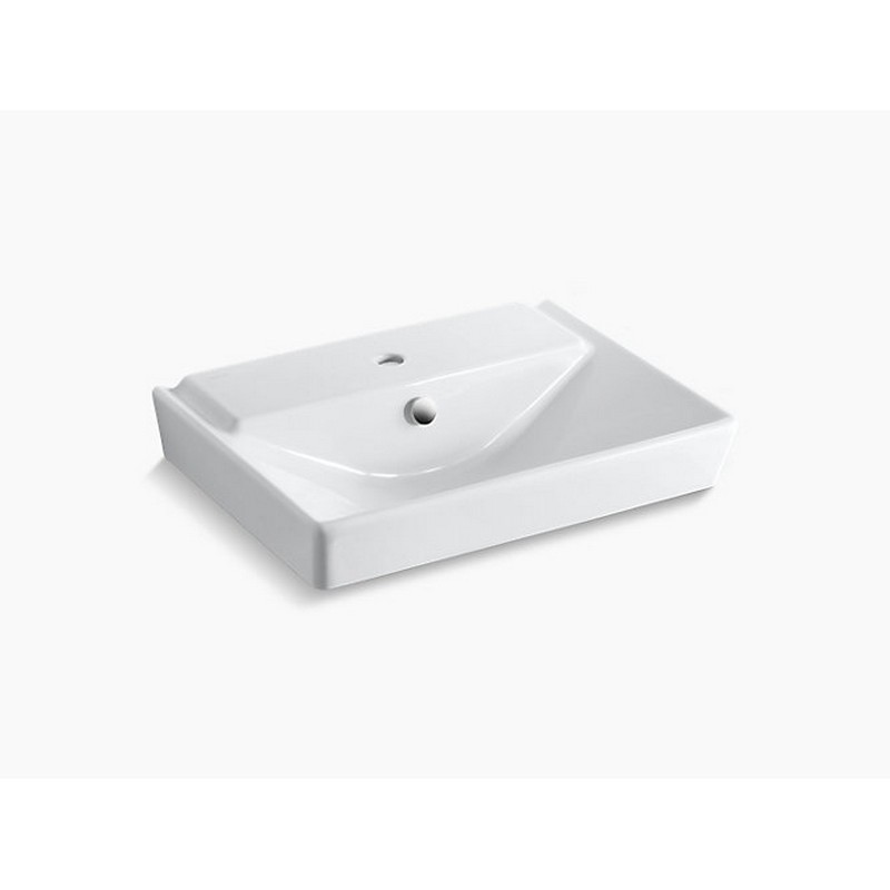 KOHLER K-2917-1-0 Radiant Self-Rimming Bathroom Sink White