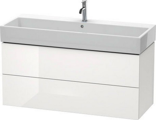 DURAVIT LC6279 L-CUBE 46 5/8 INCH WALL-MOUNTED VANITY UNIT