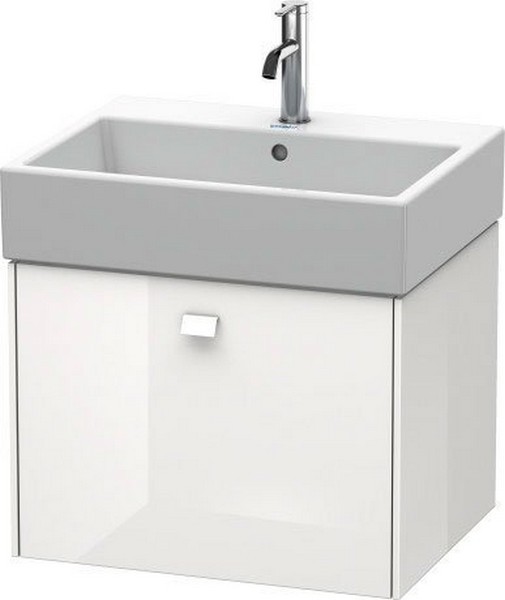 DURAVIT BR4053 BRIOSO 23 INCH WALL-MOUNTED VANITY UNIT WITH CHROME HANDLE