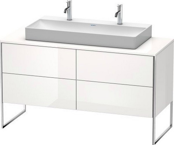 DURAVIT XS4925 XSQUARE 55 1/8 INCH FLOOR-STANDING VANITY UNIT FOR CONSOLE