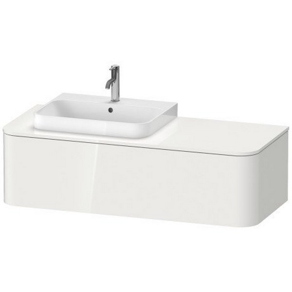DURAVIT HP4942 HAPPY D.2 PLUS 51 1/8 INCH WALL-MOUNTED VANITY UNIT FOR CONSOLE