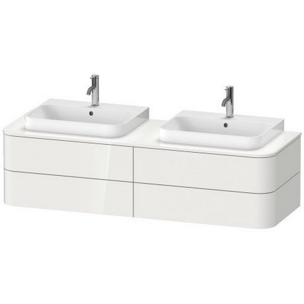 DURAVIT HP4974 HAPPY D.2 PLUS 63 INCH WALL-MOUNTED VANITY UNIT FOR CONSOLE