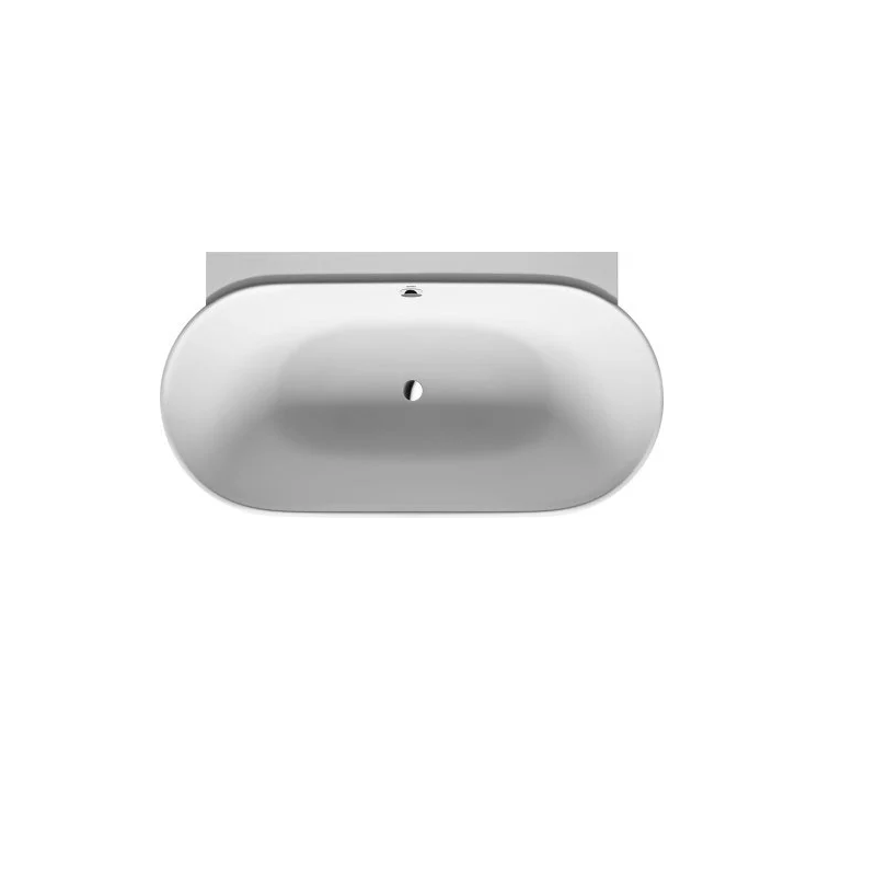 DURAVIT 700433000000090 LUV 70 7/8 X 37 3/8 INCH BATHTUB BACK-TO-WALL WITH SEAMLESS PANEL AND SUPPORT FRAME