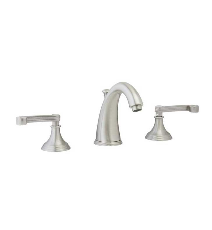 PHYLRICH D206 3RING THREE HOLE WIDESPREAD BATHROOM FAUCET WITH CURVED LEVER HANDLES