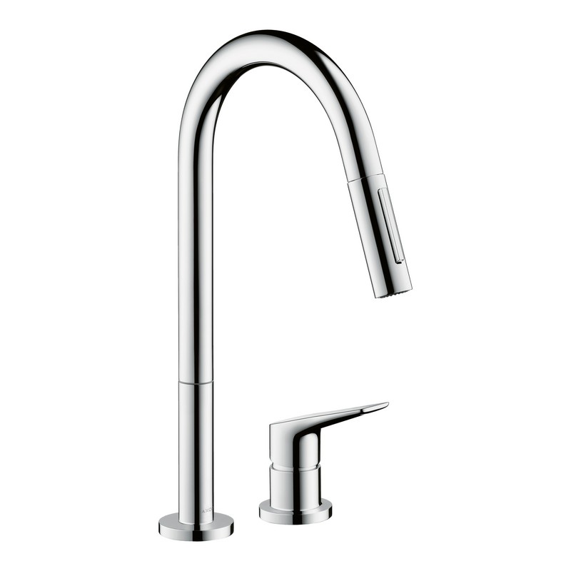 HANSGROHE 34822 AXOR CITTERIO M 15 7/8 INCH DECK MOUNTED PULL-DOWN KITCHEN FAUCET