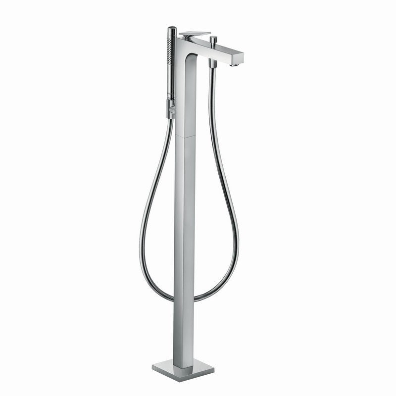 HANSGROHE 39440 AXOR CITTERIO FREESTANDING TUB FILLER TRIM WITH 1.75 GPM HAND SHOWER IN CHROME