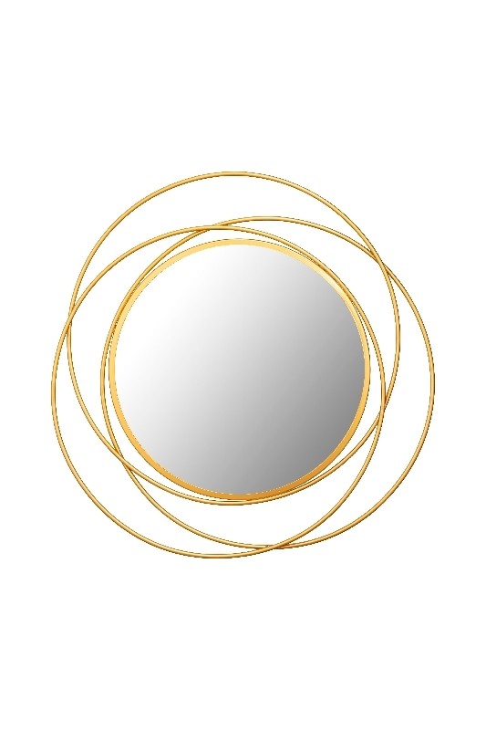 A&E BATH AND SHOWER MD8-806 ONA 32 INCH DECORATIVE METAL MIRROR - GOLD