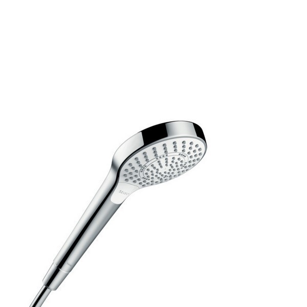 HANSGROHE 04724 CROMA SELECT S 110 3-JET HANDSHOWER, 1.8 GPM, 4-3/8 INCH SPRAY FACE