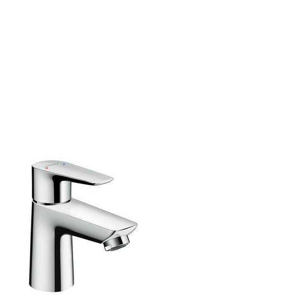 HANSGROHE 71708001 TALIS E SINGLE HOLE BASIN MIXER 80 LOW FLOW WITHOUT POP-UP WASTE SET, 1.0 GPM