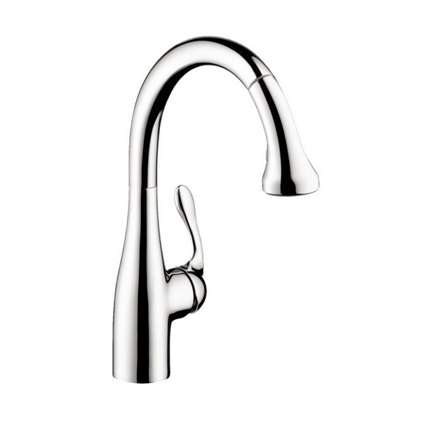 HANSGROHE 04066 ALLEGRO E GOURMET PULL-DOWN KITCHEN FAUCET - 1.75 GPM