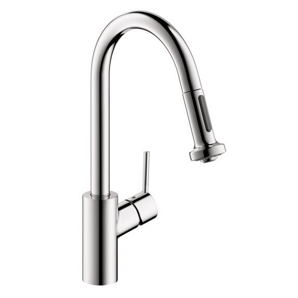 HANSGROHE 04310 TALIS S 2-SPRAY HIGHARC KITCHEN FAUCET, PULL-DOWN, 1.5 GPM