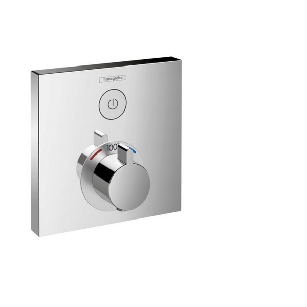 HANSGROHE 15762 SHOWERSELECT SQUARE THERMOSTATIC 1-FUNCTION TRIM