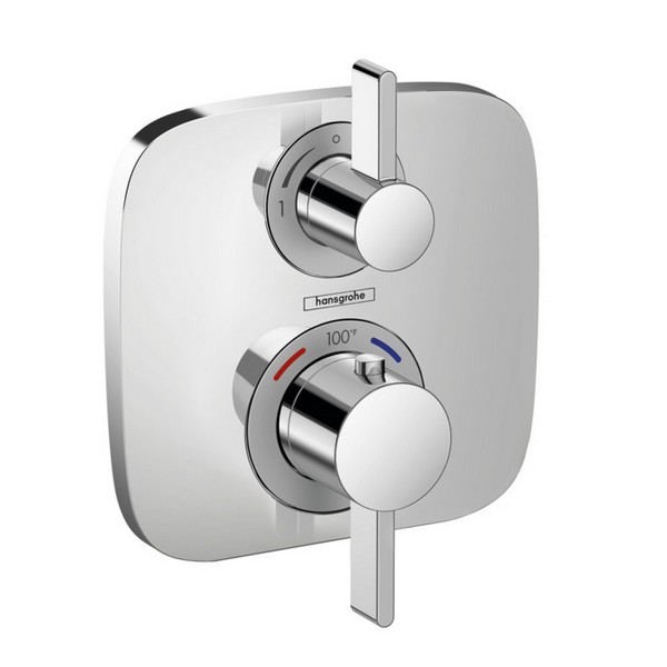 HANSGROHE 15708 SOFTCUBE THERMOSTATIC TRIM WITH VOLUME CONTROL AND DIVERTER