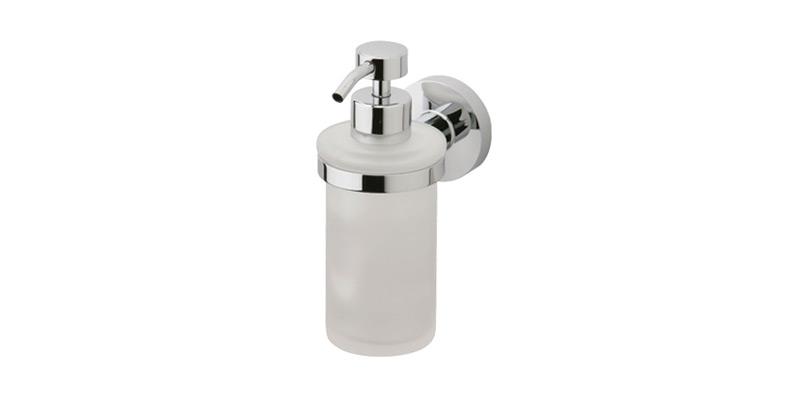 PHYLRICH DB25D BASIC 2 5/8 INCH WALL MOUNT FROSTED GLASS SOAP DISPENSER