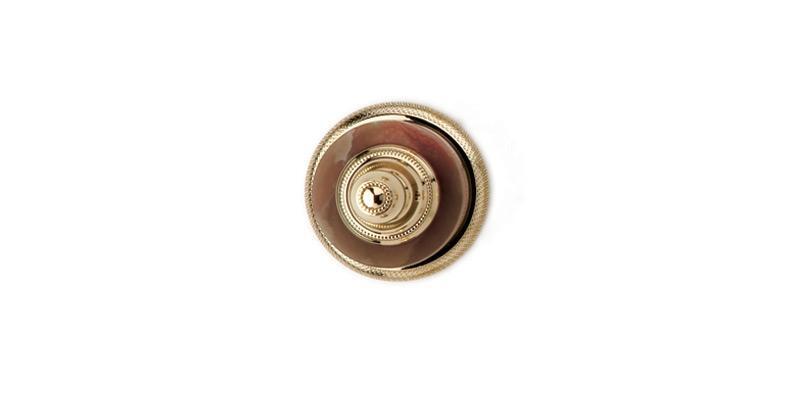 PHYLRICH KSB10 REGENT MONTAIONE BROWN ONYX WALL MOUNT SINGLE ROBE HOOK
