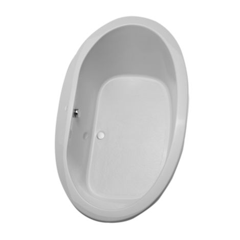 TOTO ABY904N 72 X 42 X 24-1/2 INCH PACIFICA SOAKER BATHTUB WITH CENTER DRAIN