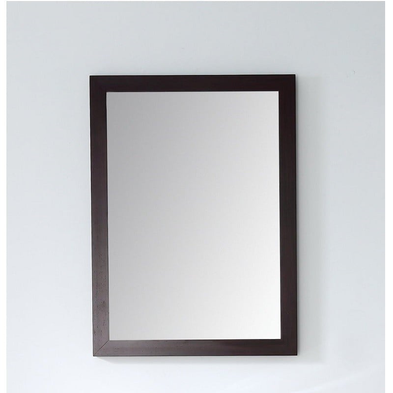 CHANS FURNITURE MIR-409WE24 ADAGIO 22  INCH WALL MIRROR IN ESPRESSO