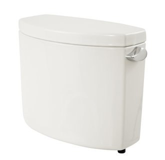 TOTO ST454ER#01 TANK ONLY WITH RIGHT HAND TRIP LEVER FROM THE ECO DRAKE / VESPIN II COLLECTION IN COTTON FINISH