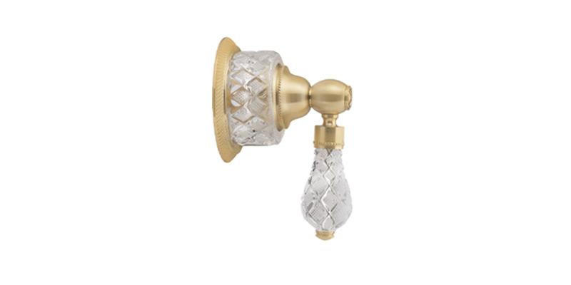 PHYLRICH 2PV181A REGENT WALL MOUNT CUT CRYSTAL LEVER HANDLE VOLUME CONTROL OR DIVERTER TRIM