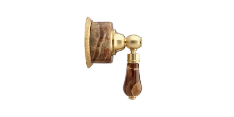 PHYLRICH 2PV271A REGENT MONTAIONE BROWN ONYX LEVER HANDLE VOLUME CONTROL OR DIVERTER TRIM