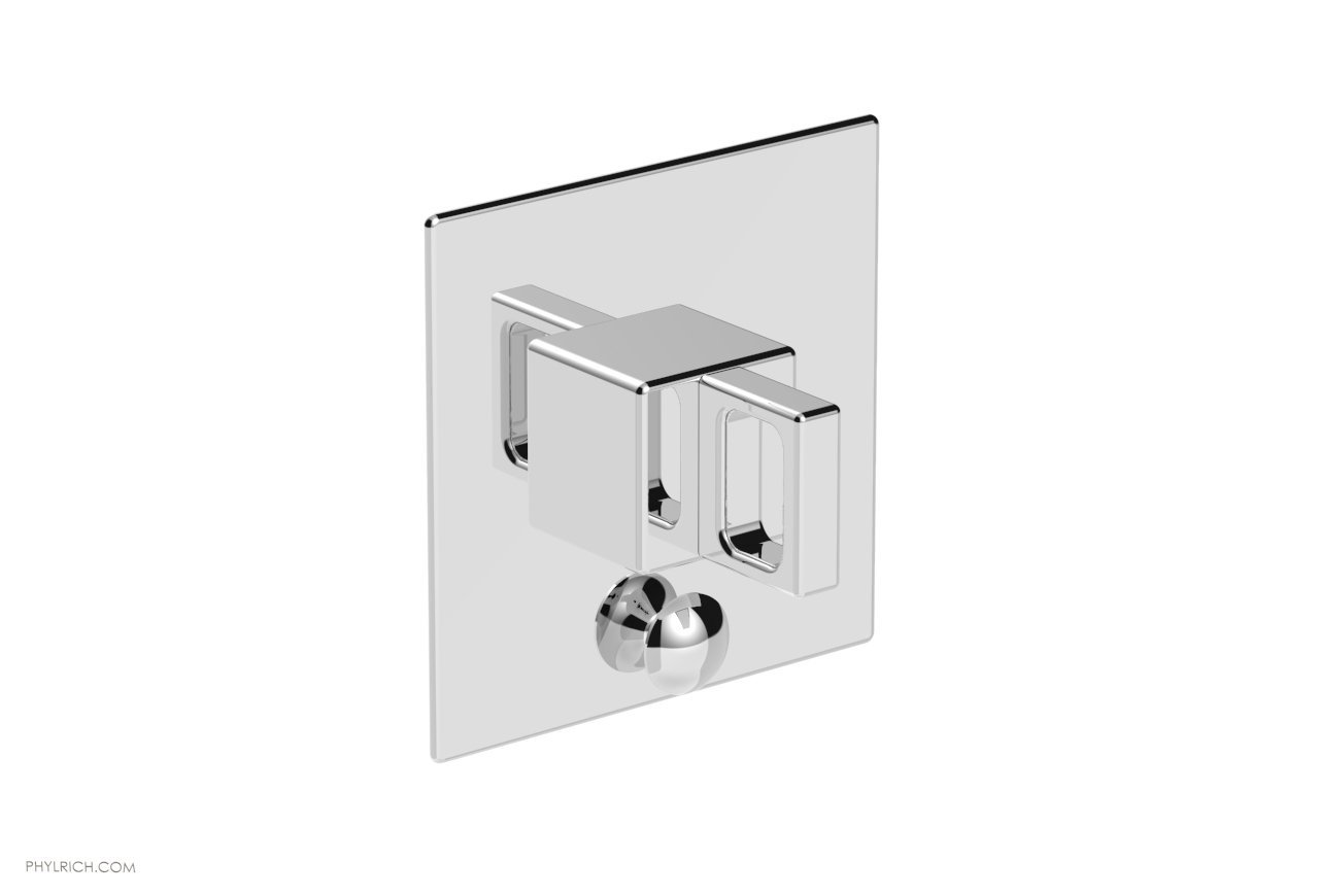 PHYLRICH 4-109 MIX WALL MOUNT PRESSURE BALANCE SHOWER PLATE WITH DIVERTER AND RING HANDLE TRIM
