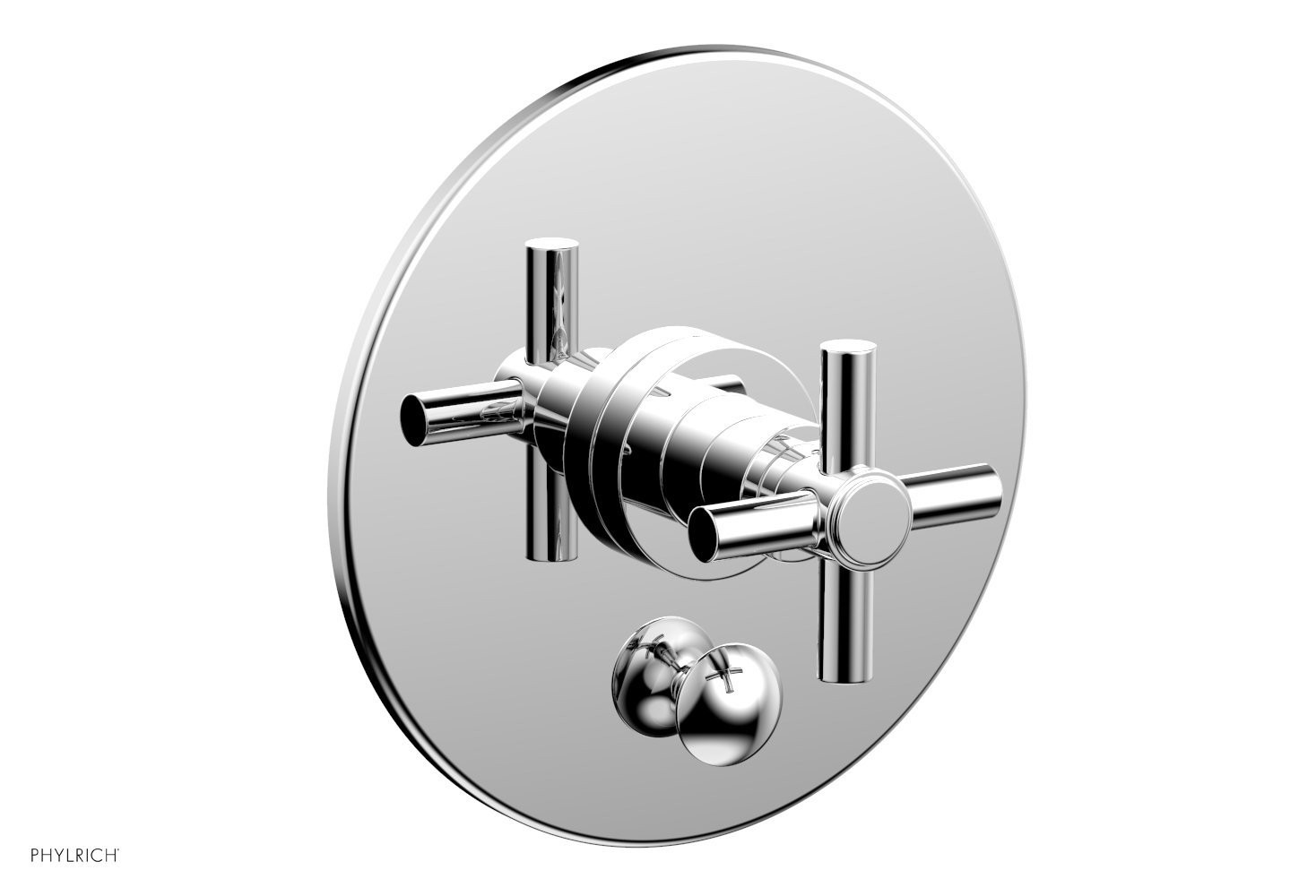 PHYLRICH DPB2134TO BASIC PRESSURE BALANCE SHOWER PLATE WITH DIVERTER AND LEVER HANDLE TRIM