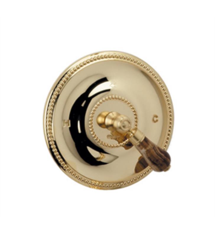 PHYLRICH PB3271TO REGENT PRESSURE BALANCE SHOWER PLATE WITH MONTAIONE BROWN ONYX LEVER HANDLE TRIM