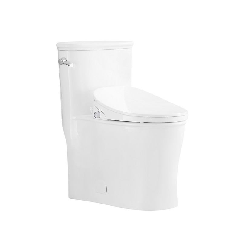 OVE DECORS 15WST-VOLT18-WHTOU VOLTA SMART BIDET ELONGATED TOILET WITH SOFT CLOSING SEAT COVER NIGHT LIGHT AND REMOTE CONTROL