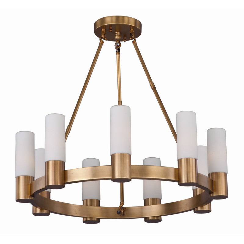 MAXIM LIGHTING 22418SWNAB CONTESSA 27 INCH CEILING-MOUNTED INCANDESCENT CHANDELIER LIGHT