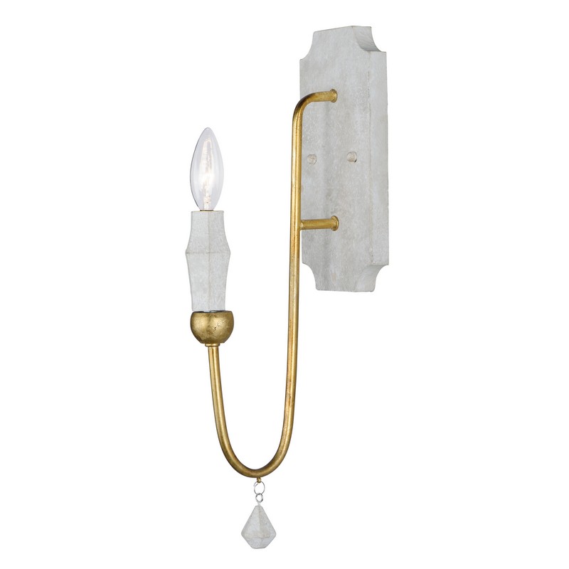 MAXIM LIGHTING 22432CSTGL CLAYMORE 4 3/4 INCH WALL-MOUNTED INCANDESCENT WALL SCONCE LIGHT