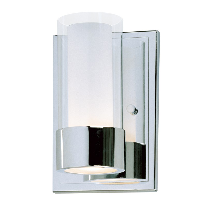 MAXIM LIGHTING 23071CLFTPC SILO 5 INCH WALL-MOUNTED XENON WALL SCONCE LIGHT