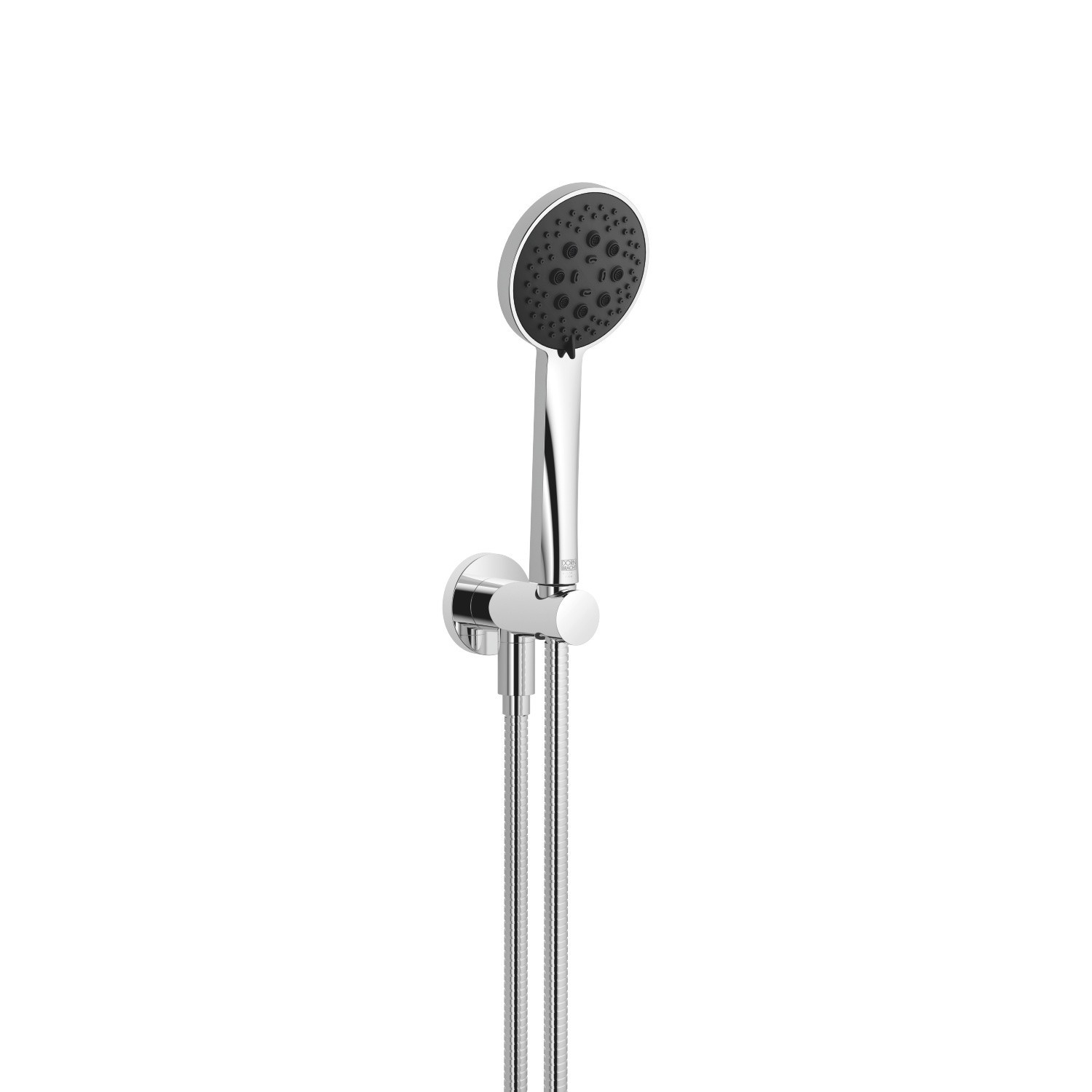 DORNBRACHT 27803660-0010 WALL MOUNT MULTI-FUNCTION ROUND HAND SHOWER SET WITH INTEGRATED WALL BRACKET
