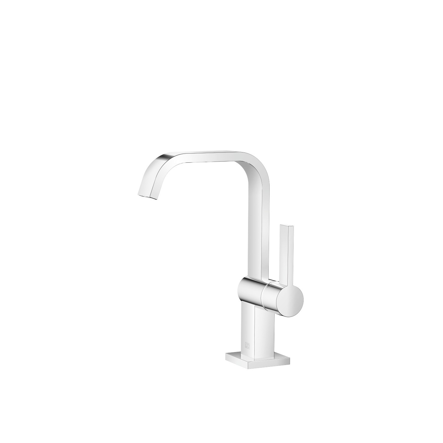 DORNBRACHT 33526670-0010 IMO 10 3/8 INCH SINGLE HOLE DECK MOUNT LAVATORY MIXER WITH RAISED SPOUT AND BLADE HANDLE