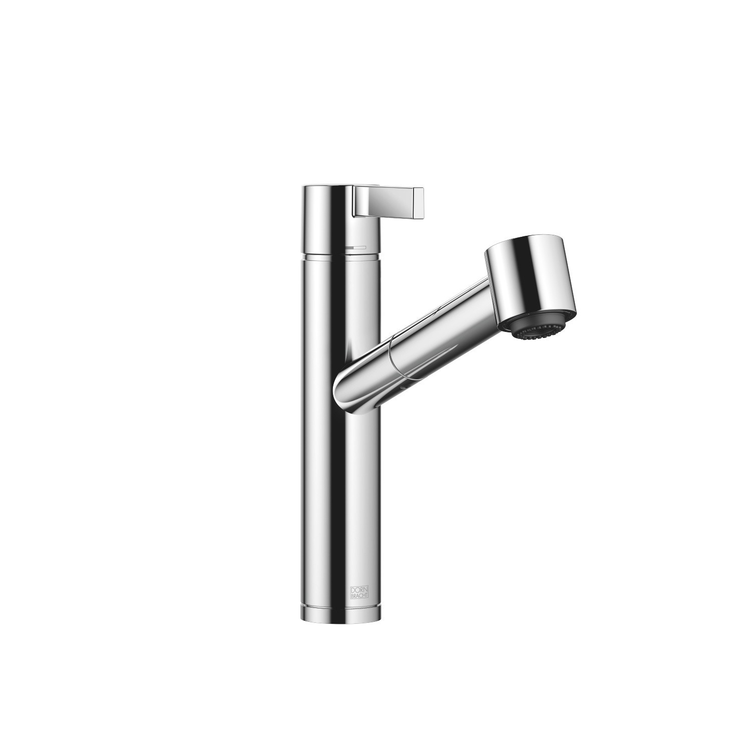 DORNBRACHT 33875760-0010 ENO SINGLE HOLE DECK MOUNT PULL OUT KITCHEN FAUCET WITH SPRAY FUNCTION AND LEVER HANDLE