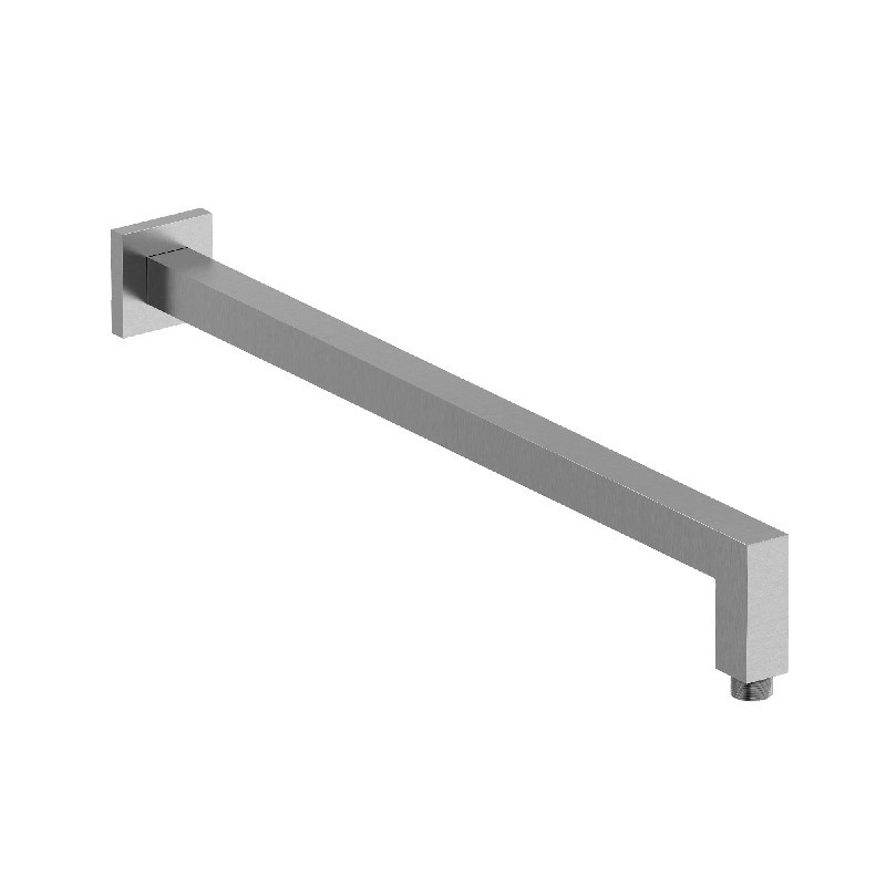RIOBEL 547 20 INCH WALL MOUNT SHOWER ARM WITH SQUARE ESCUTCHEON