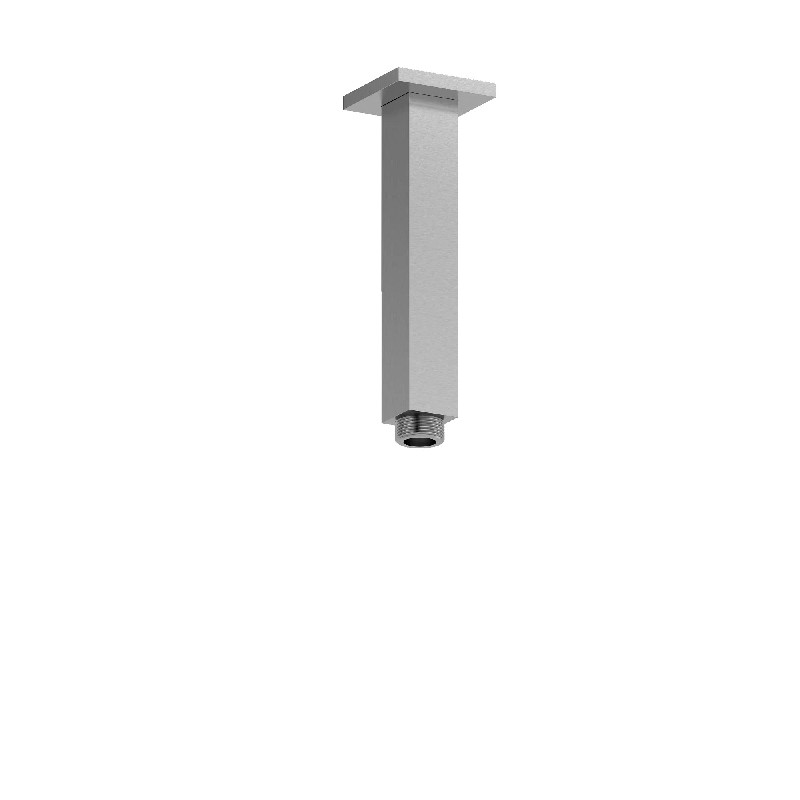 RIOBEL 548 6 3/8 INCH CEILING MOUNT SHOWER ARM WITH SQUARE ESCUTCHEON
