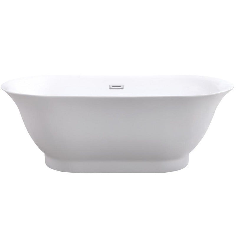 ARIEL PS047A-6731 67 INCH SANTORINI FREE-STANDING BATHTUB