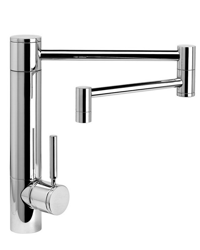 WATERSTONE FAUCETS 3600-18 HUNLEY KITCHEN FAUCET WITH 18 INCH ARTICULATED SPOUT