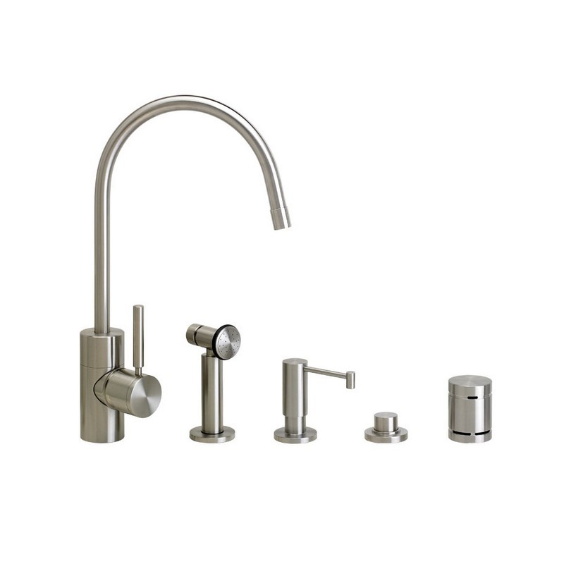 WATERSTONE Faucets 3800-4 Parche Kitchen Faucet Piece Suite